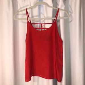 Polyester Pinkish/Red Cami Top